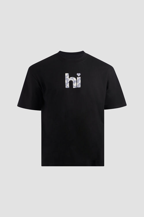 Hi Flower Pattern Tee