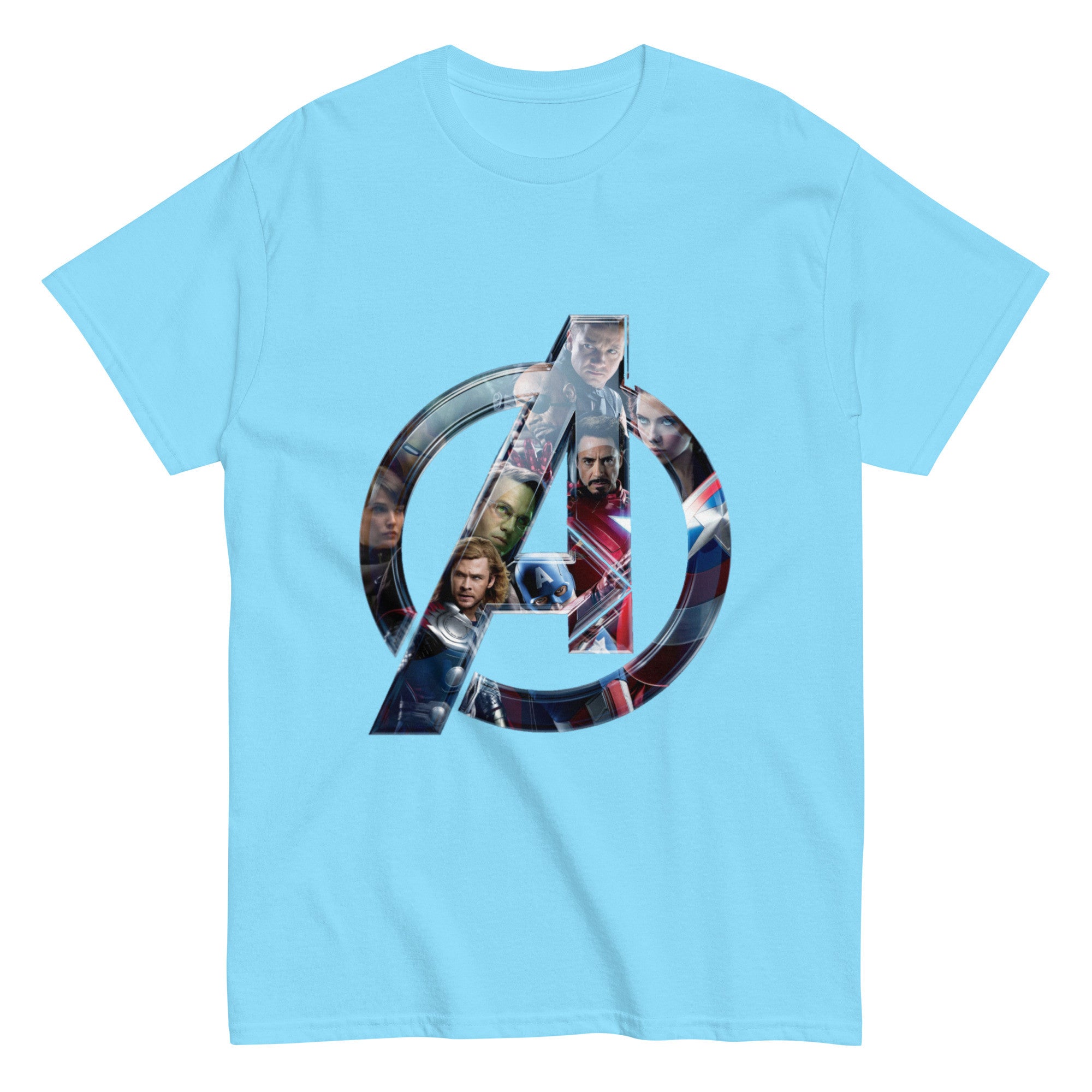 Avengers T-Shirts Marvel Iron Man, Captain America, Thor, Hulk, Black Widow Tees