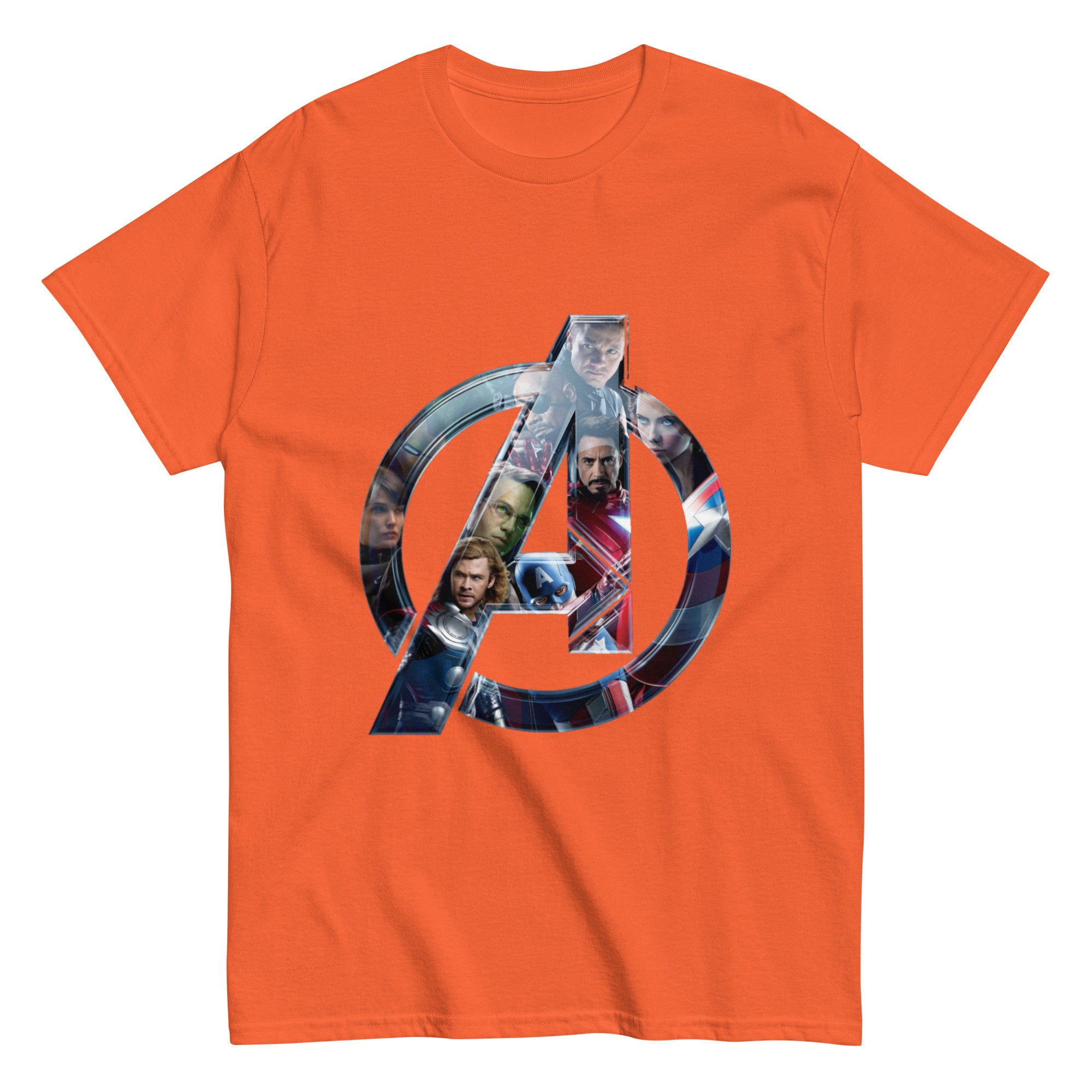 Avengers T-Shirts Marvel Iron Man, Captain America, Thor, Hulk, Black Widow Tees